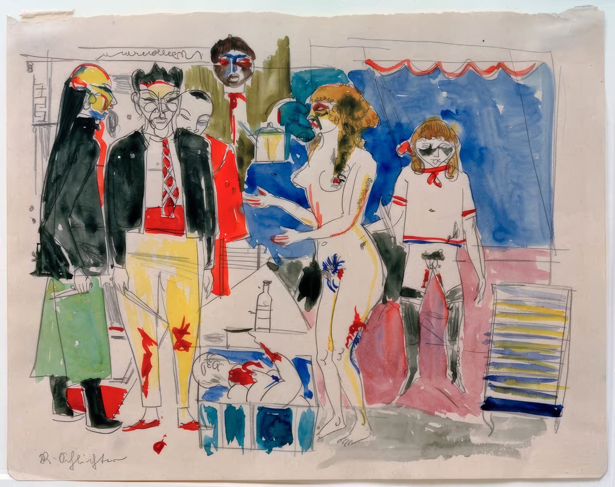 Cena sádica de Rudolf Schlichter