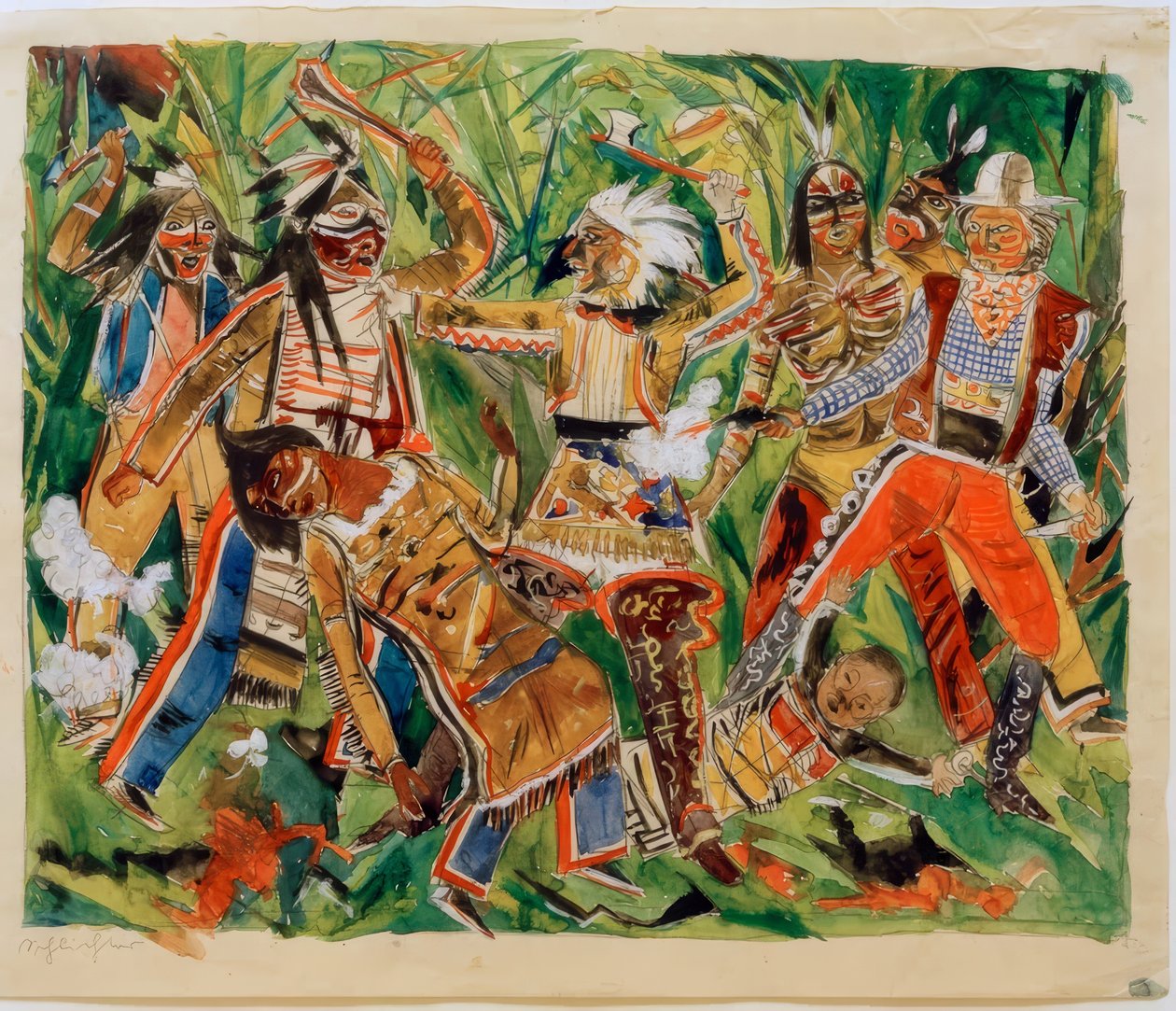 Oeste Selvagem de Rudolf Schlichter