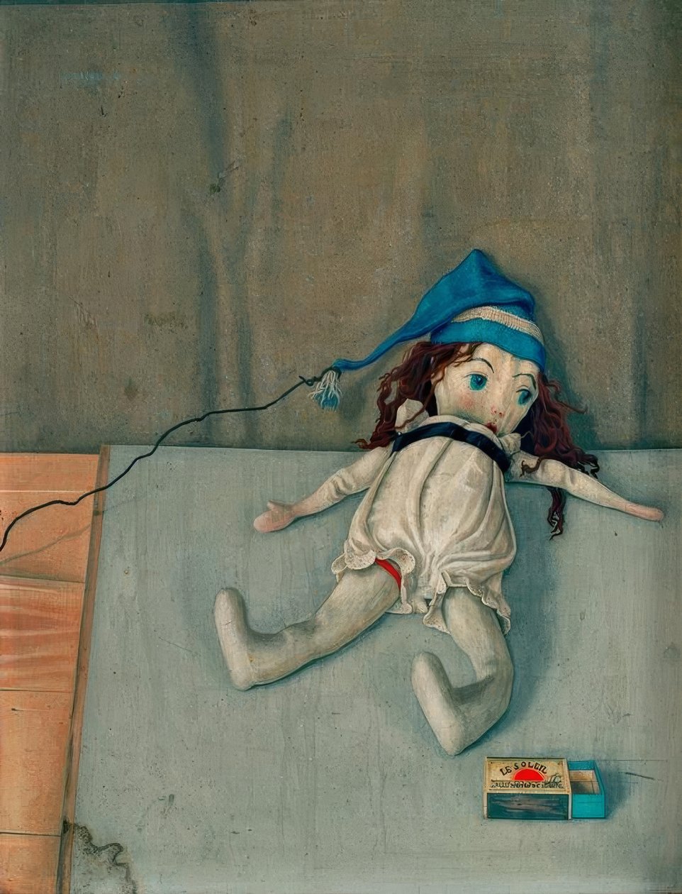 Boneca com caixa de fósforos de Rudolf Wacker