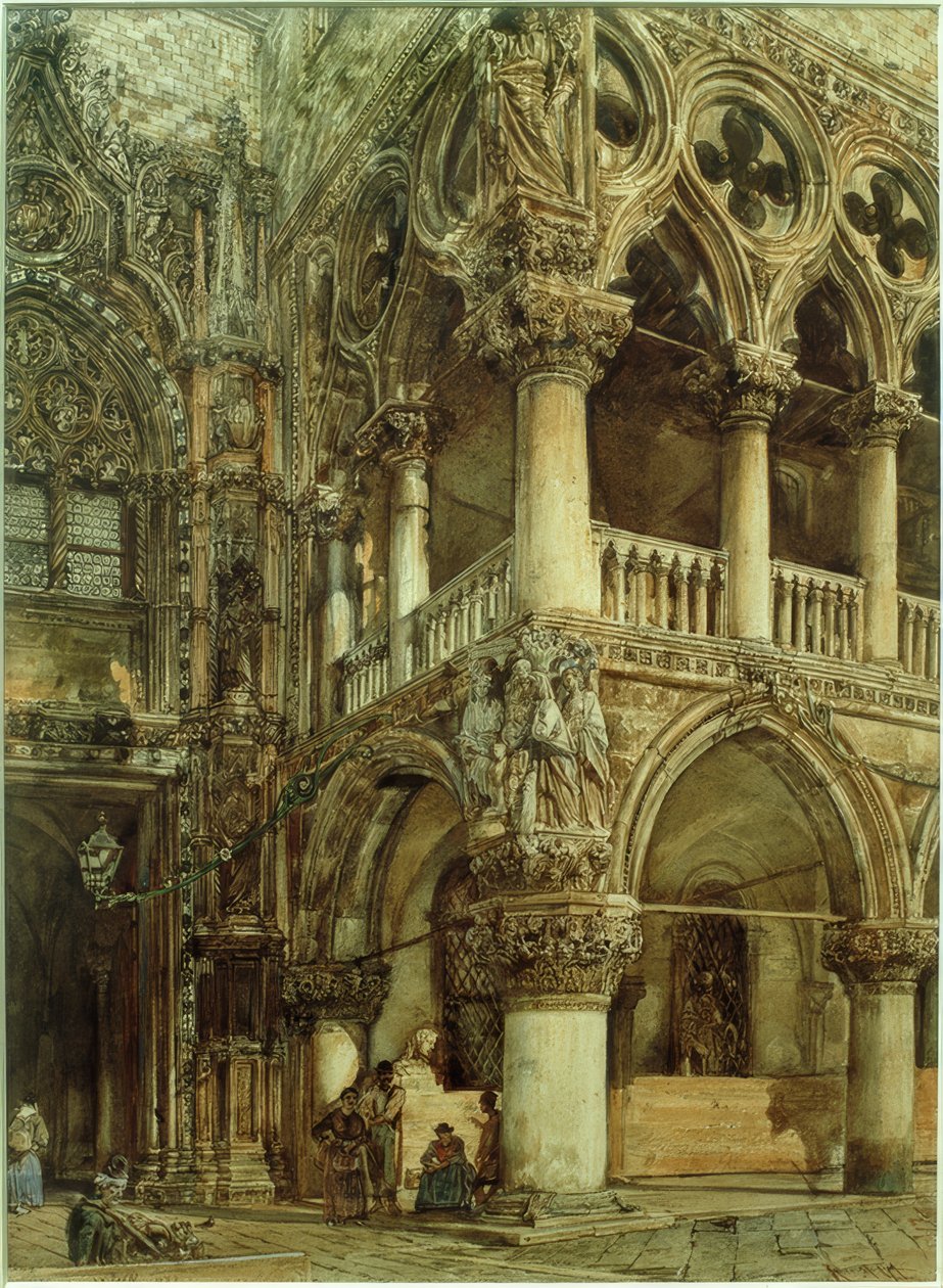 Palácio Ducal em Veneza de Rudolf von Alt