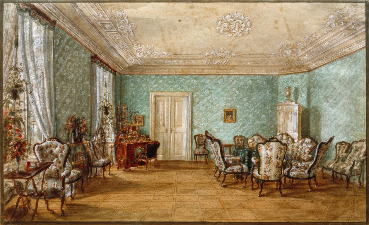 Salão da Fanny Elßler de Rudolf von Alt