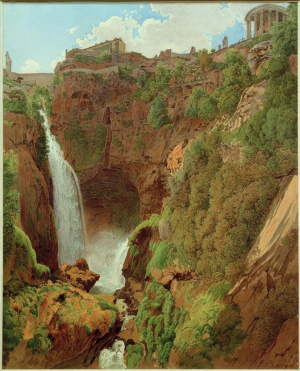 Tivoli (Lácio, Itália), de Rudolf von Alt