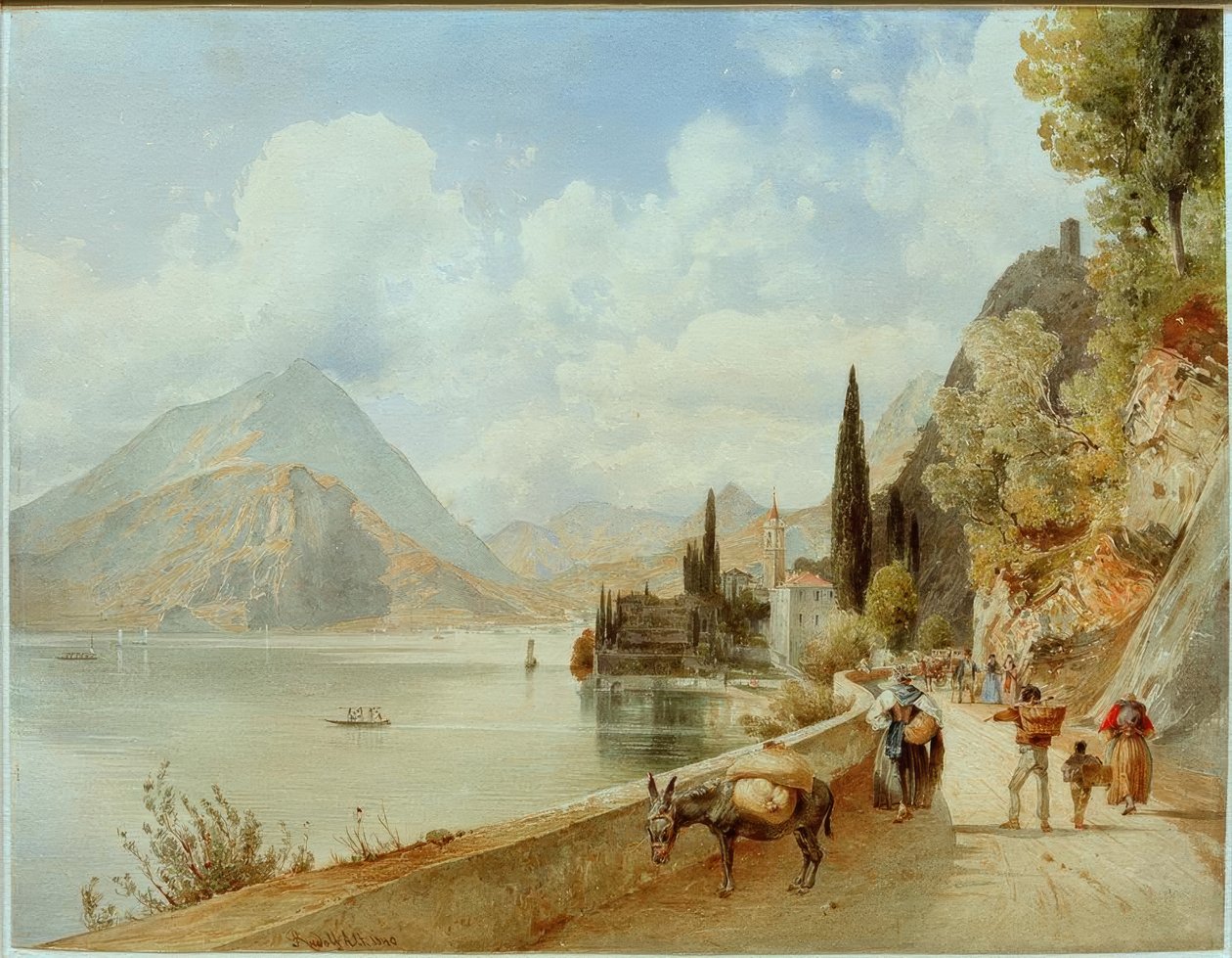 Varenna (Lombardia, Itália). de Rudolf von Alt