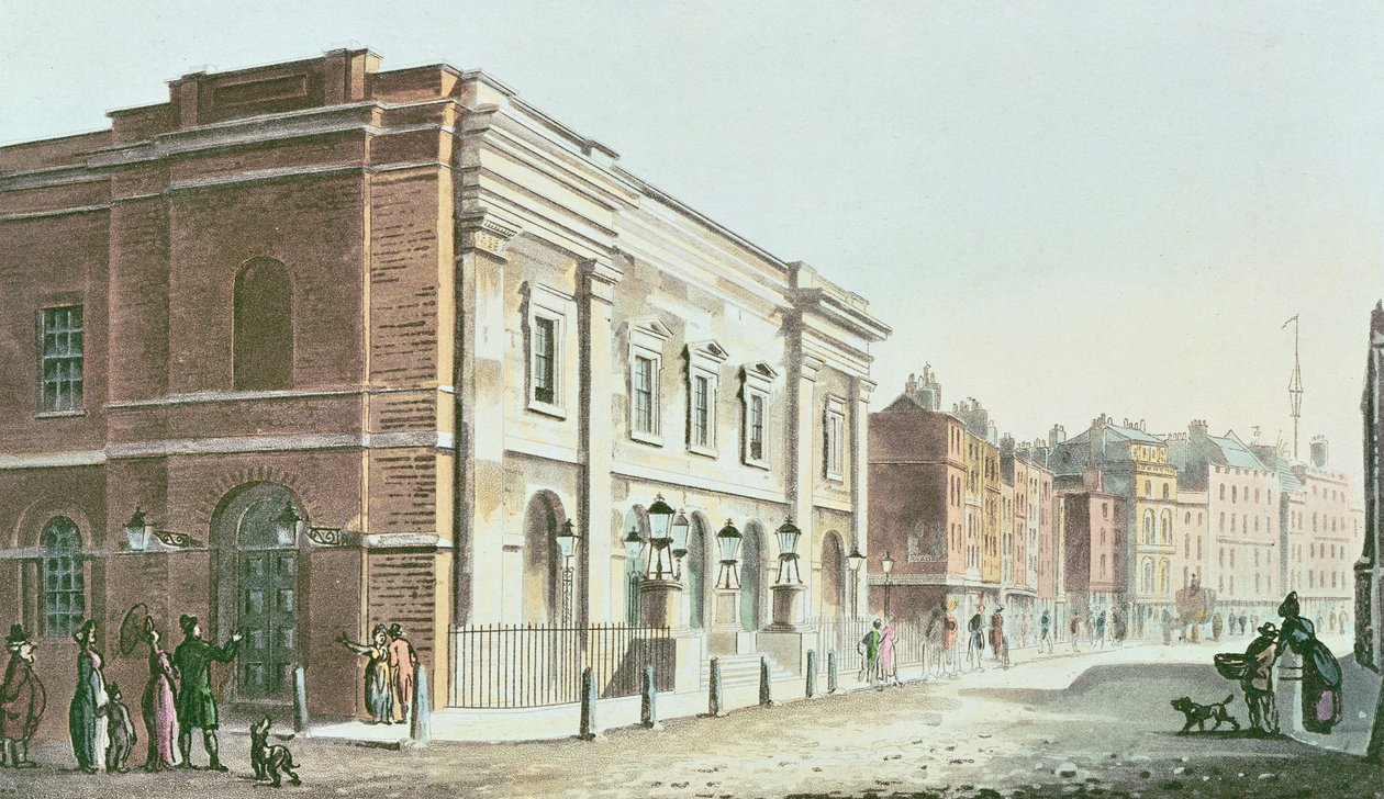 Novo Teatro Drury Lane, 1812 de Rudolph Ackermann
