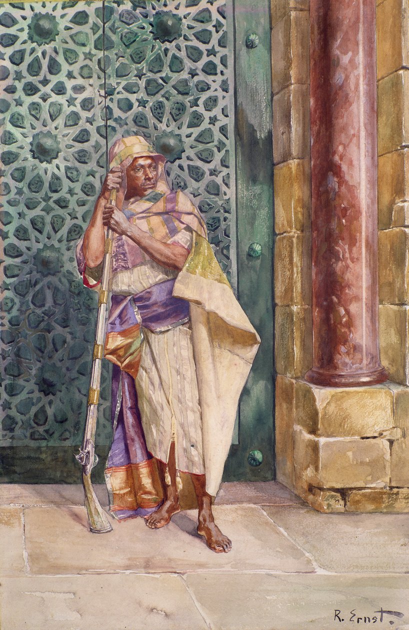 O guarda do harém de Rudolphe Ernst