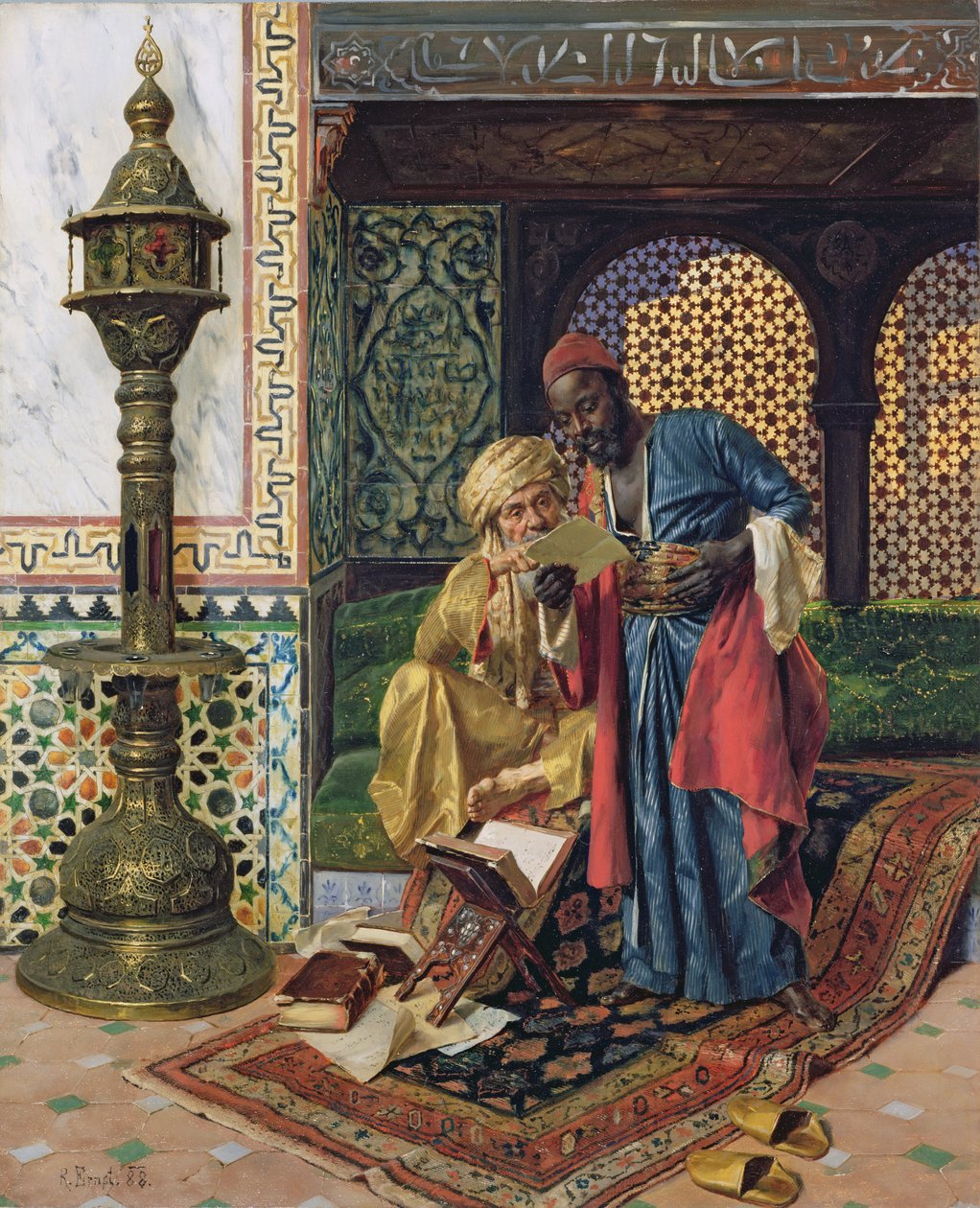 A carta de 1888 de Rudolphe Ernst