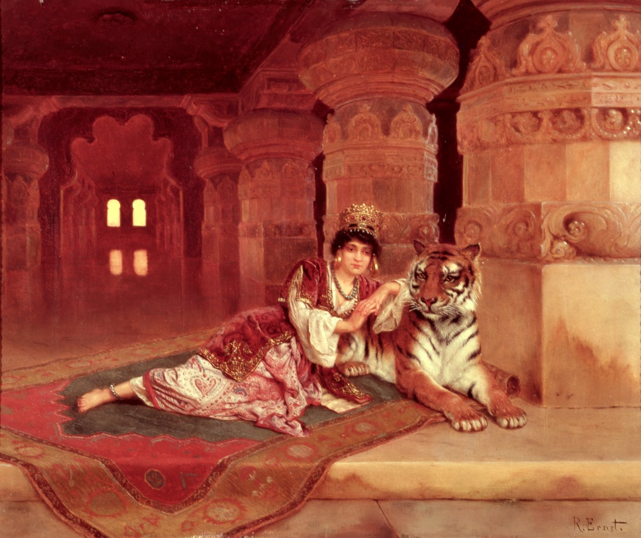 A rainha de sheba de Rudolphe Ernst