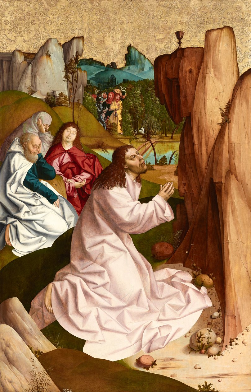 Cristo no Monte das Oliveiras de Rueland Frueauf d. Ä.