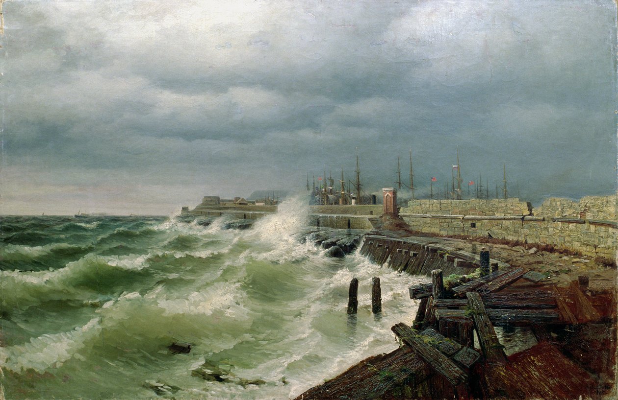 Odessa Pier, 1885 de Rufim Gavrilovitch Sudkovsky