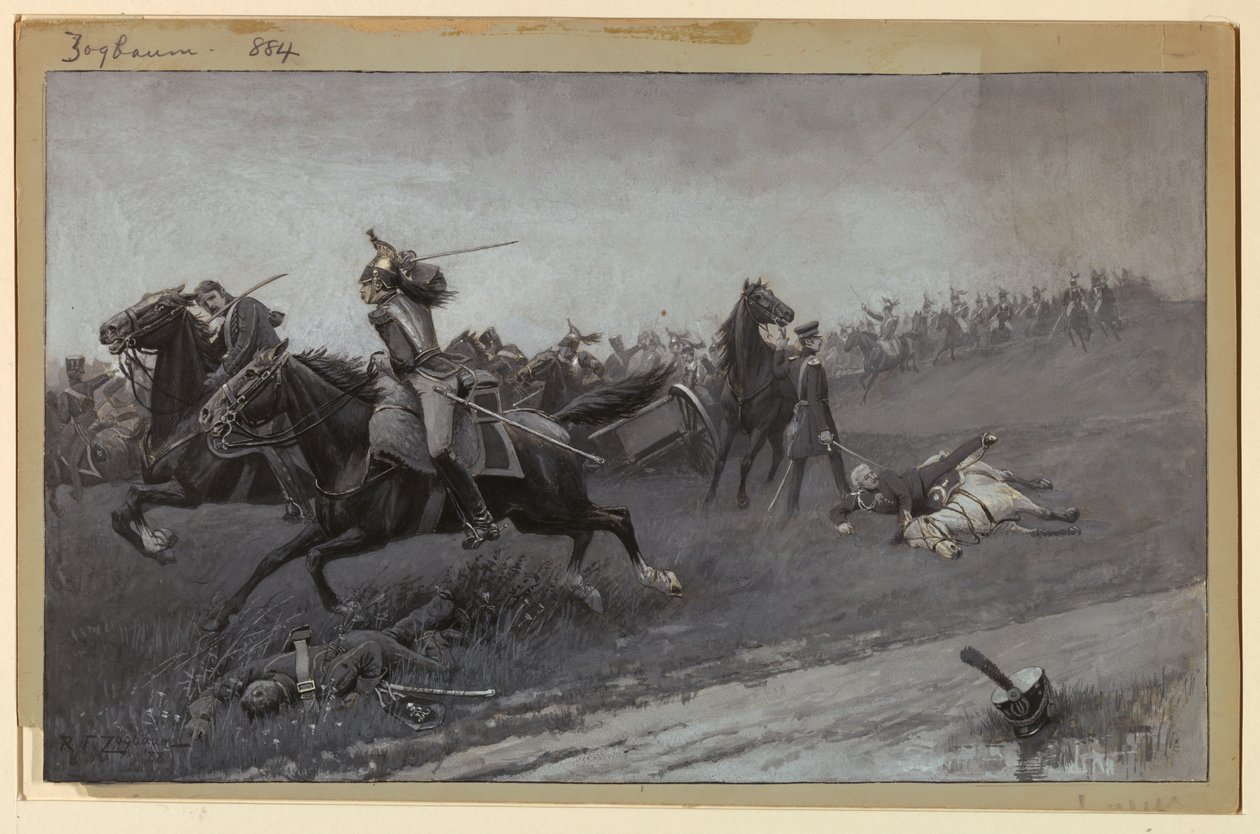 Blücher Unhorsed em Ligny de Rufus Fairchild Zogbaum