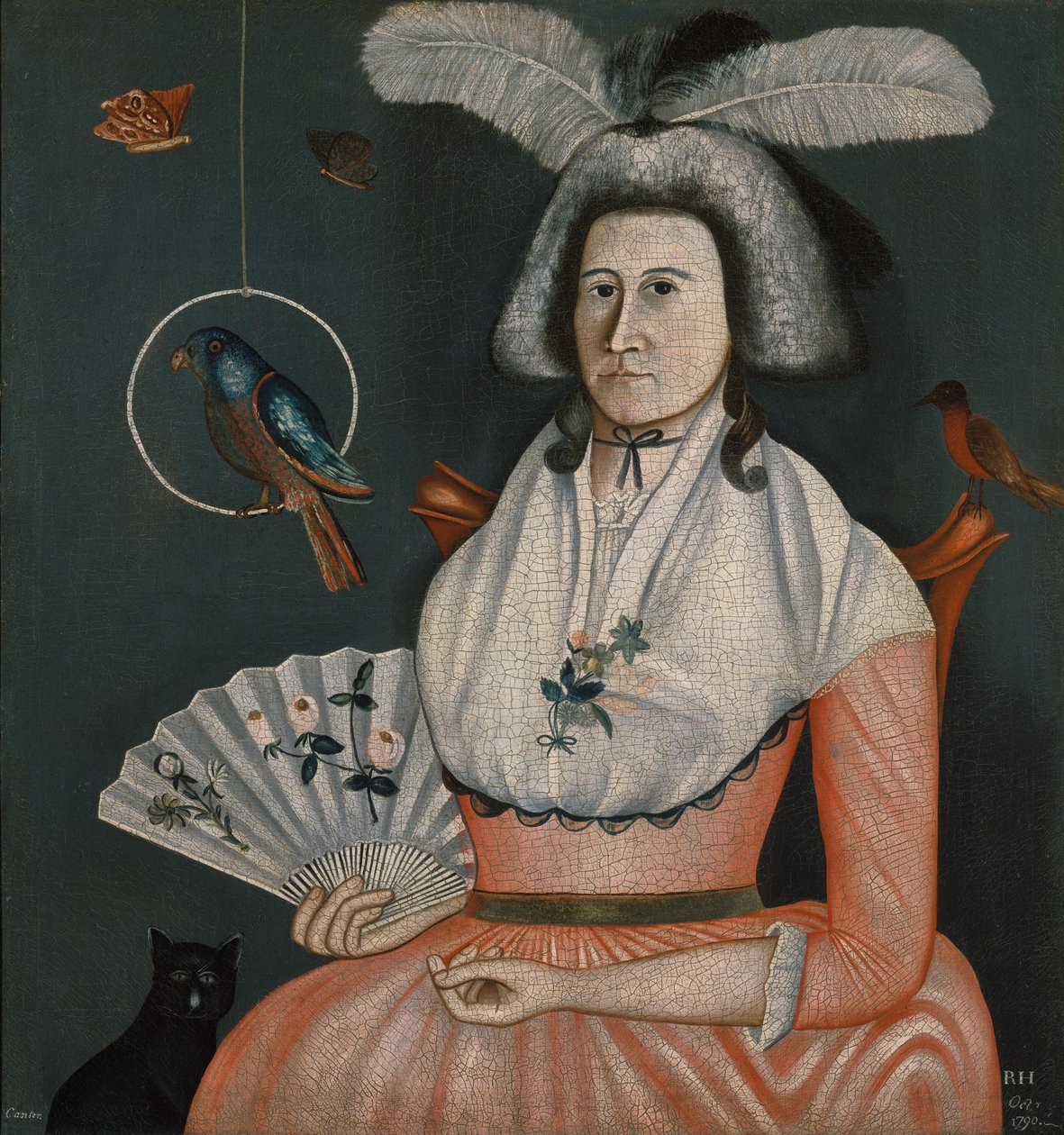 Molly Wales Fobes, 1790. de Rufus Hathaway