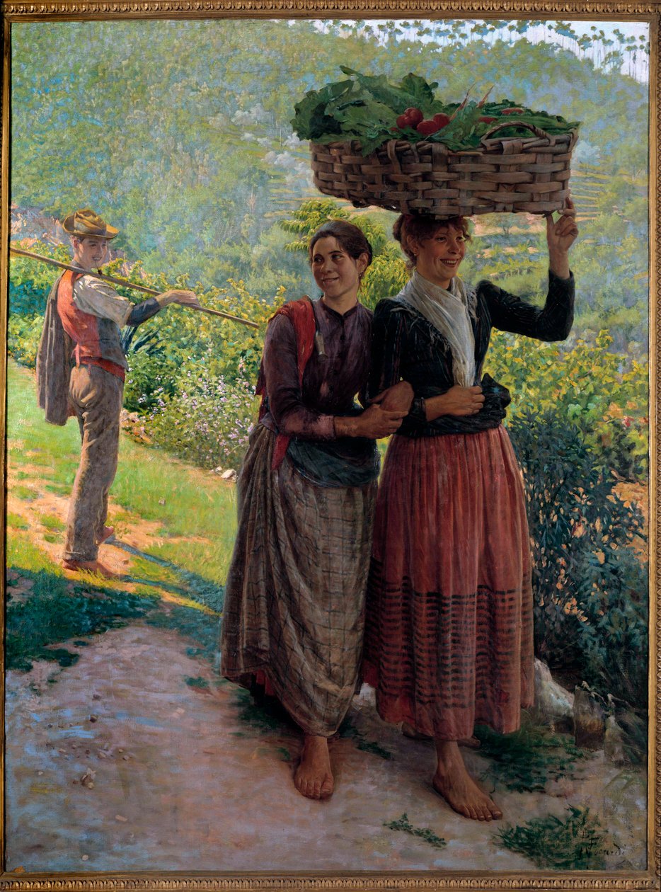 A vida no campo, Cena de sedução nas vinhas da Toscana de Ruggero Focardi