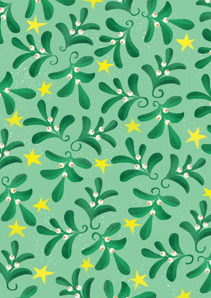 Padrão de Natal Verde, 2016 ( de Runa Anastasiya Rudaya