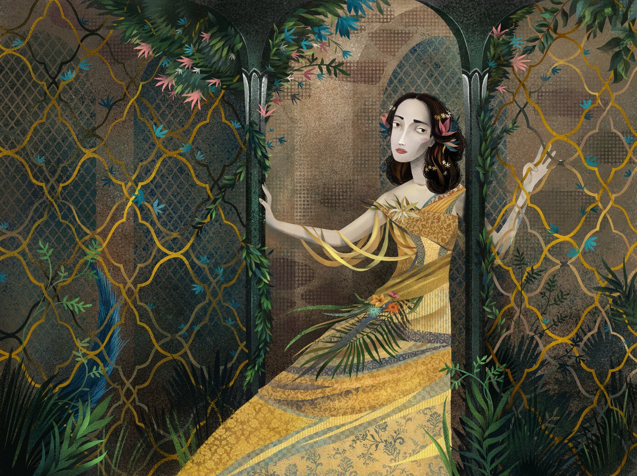 Secret Gardens, 2014 (Mídia mista) de Runa Anastasiya Rudaya