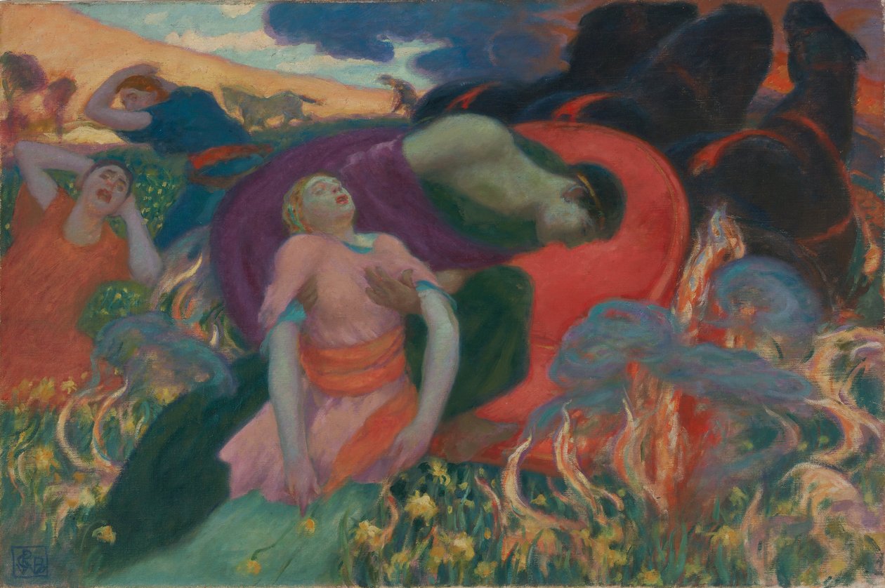 O estupro de Perséfone de Rupert Bunny
