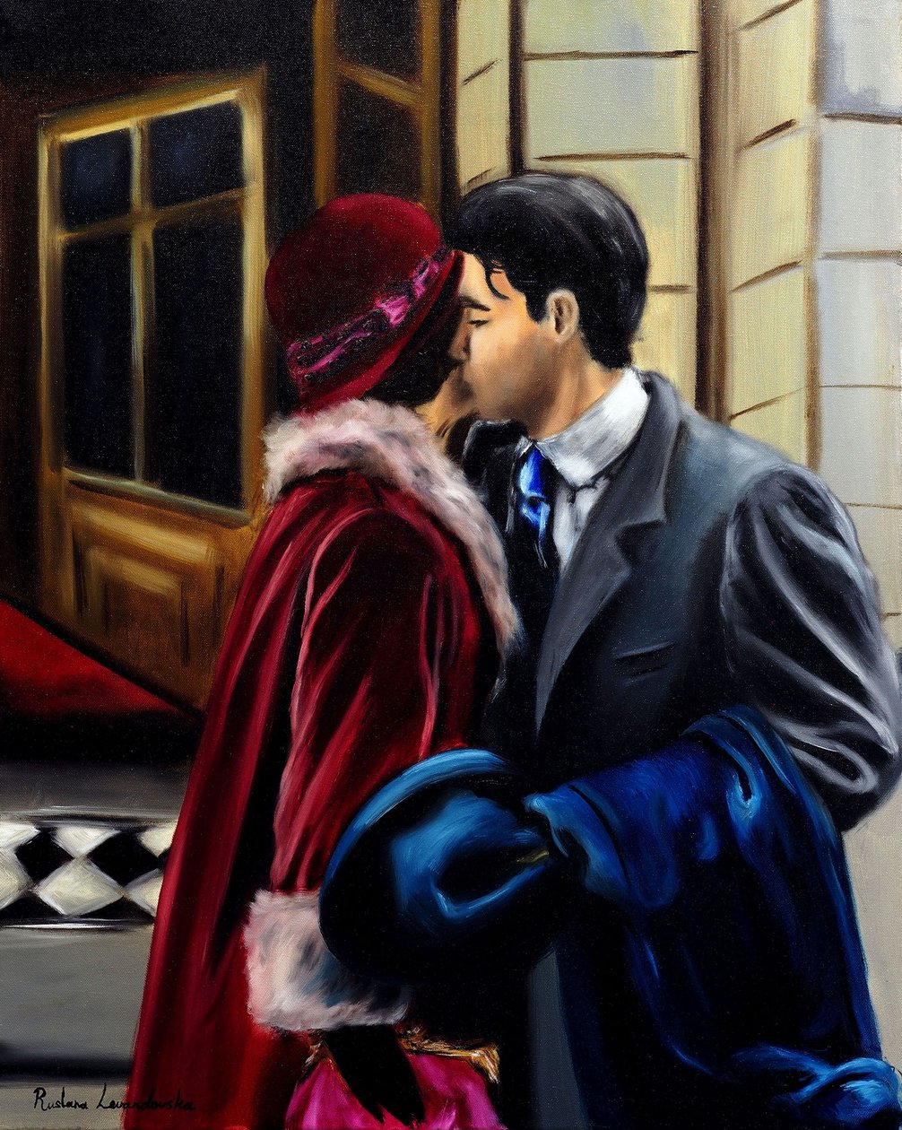 Romance intemporal, 2024 (óleo sobre tela) de Ruslana Levandovska