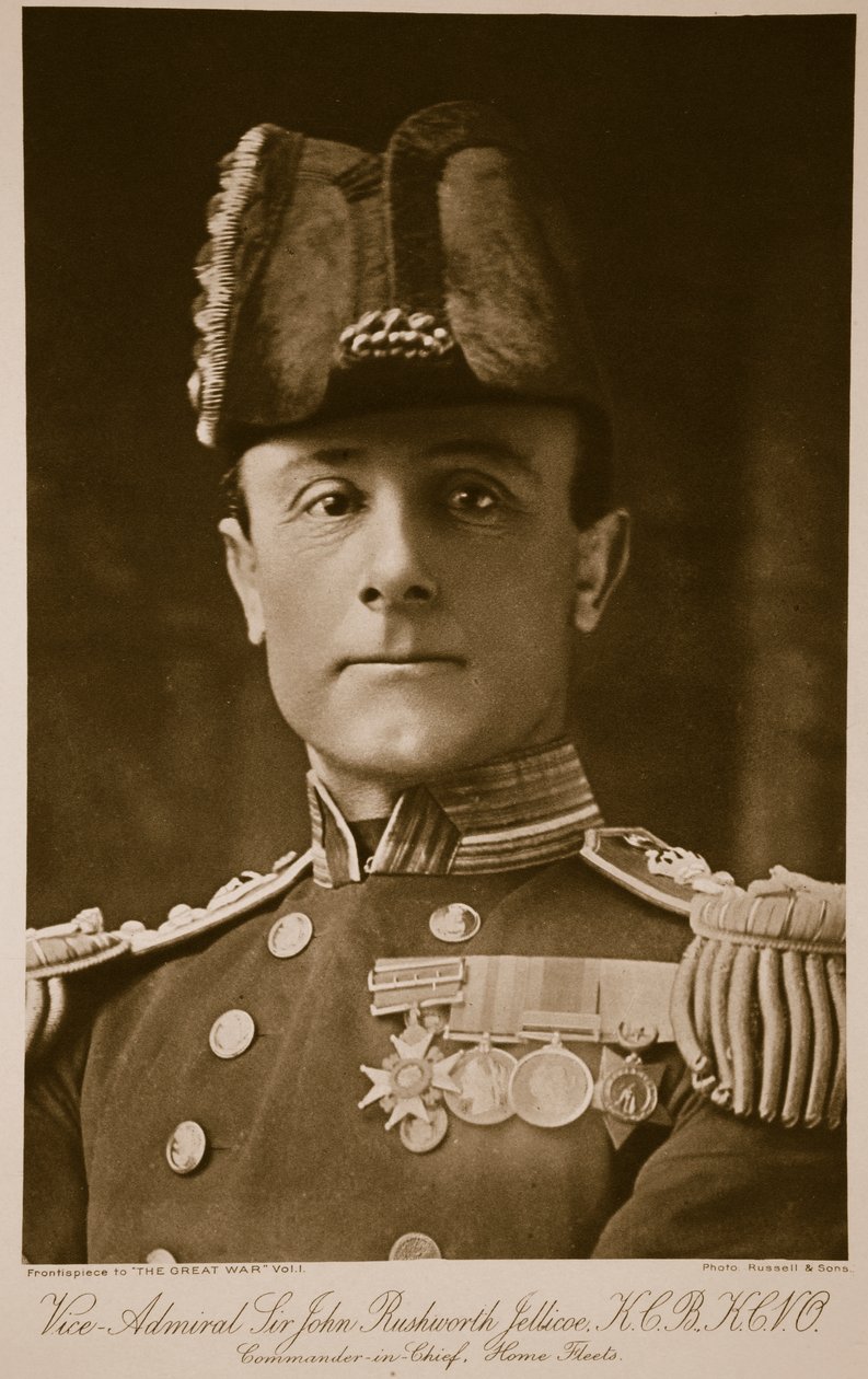 Vice-almirante Sir John Rushworth Jellicoe de Russell & Sons Photography