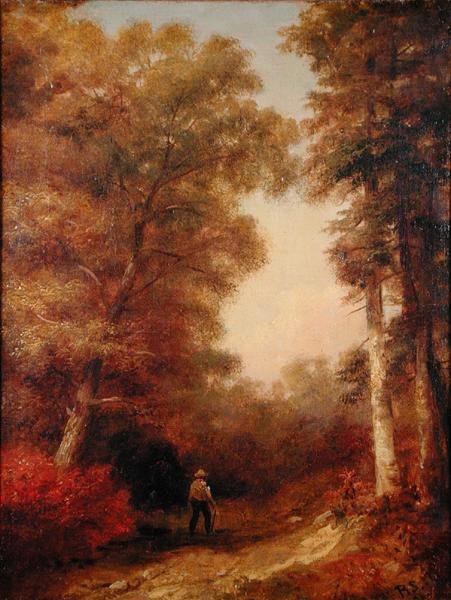 Uma Paisagem de Pennywick de Russell William Thompson Smith
