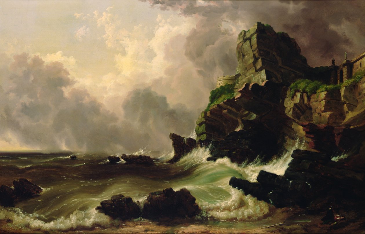 Paisagem marítima de Russell William Thompson Smith
