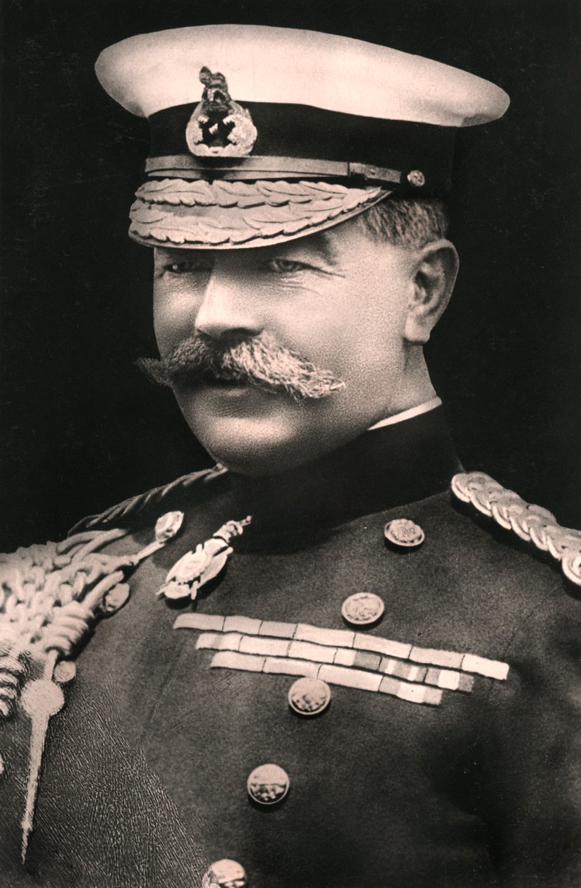 Marechal de campo Earl Kitchener 1850-1916, início do século XX. de Russell and Sons
