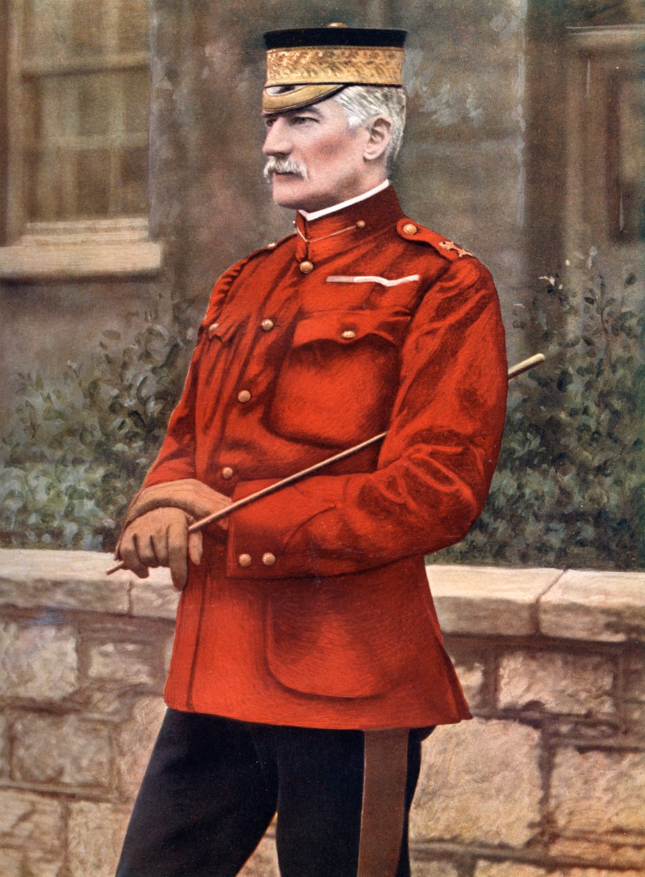 Sir Frederick William Edward Forestier Forestier-Walker, soldado britânico, 1902. de Russell and Sons