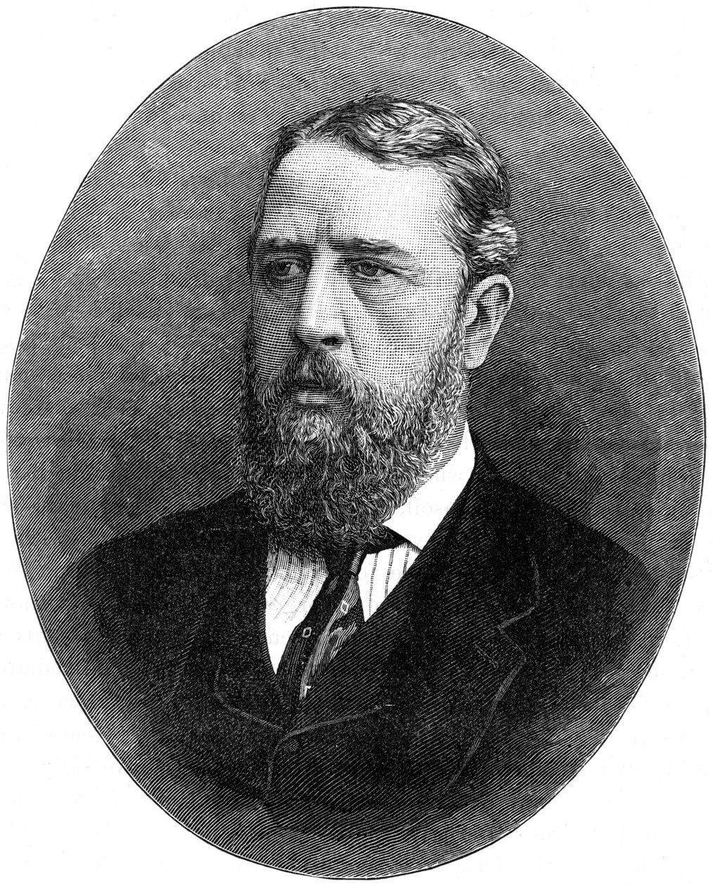Spencer Compton Cavendish, marquês de Hartington, estadista liberal britânico, 1900. de Russell and Sons