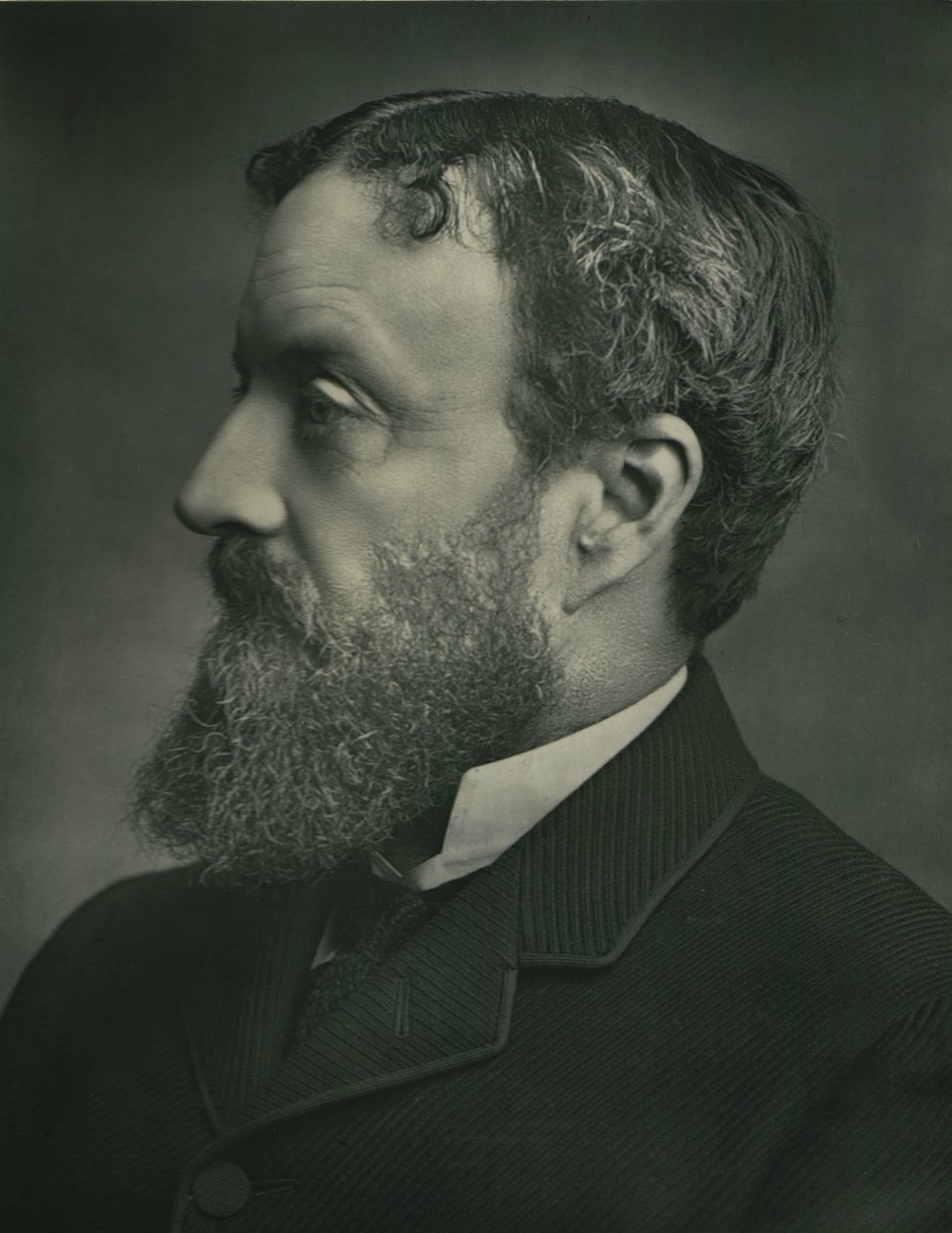 O honorável senhor Michael Edward Hicks-Beach, Baronet, c1899. de Russell and Sons