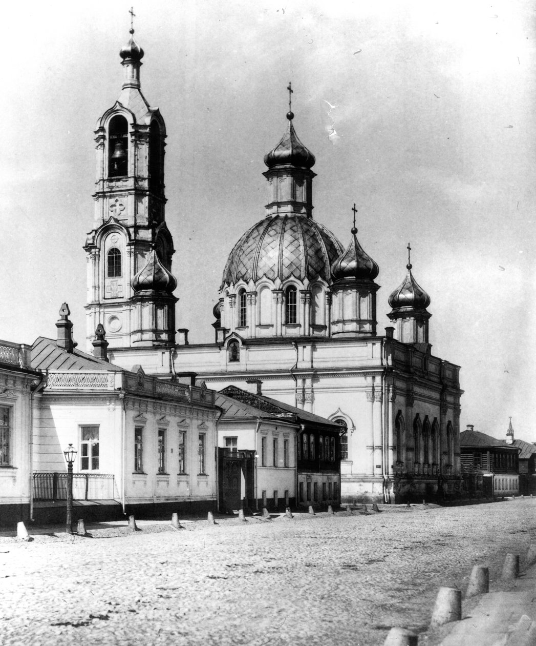 Igreja da Dormição, Moscou, 1857 de Russian Photographer