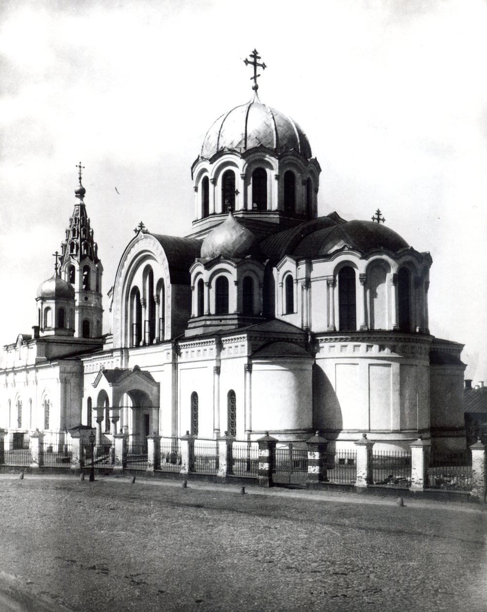 Igreja da Mãe de Deus de Kazan, Moscou, 1881 de Russian Photographer