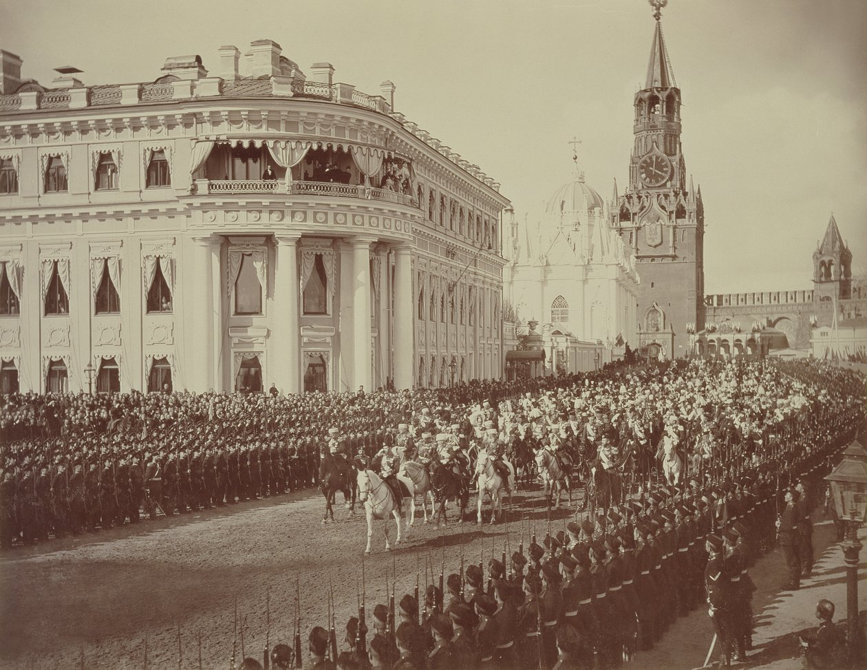 Casamento do czar Nicolau (1868-1918) a Alexandra (1872-1918) Moscou de Russian Photographer