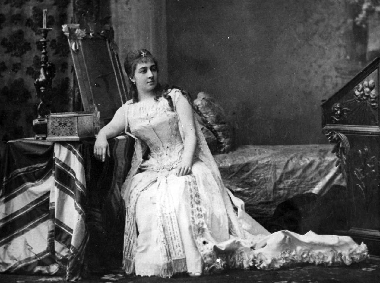 Nina Alexandrovna Fride como Desdemona, 1897 de Russian Photographer