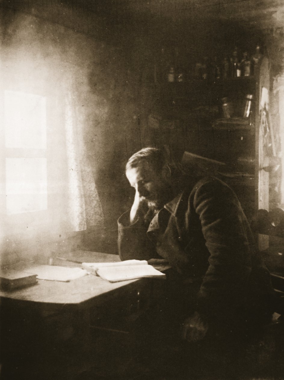 Exílio político na Sibéria, década de 1890 (foto sépia) de Russian Photographer