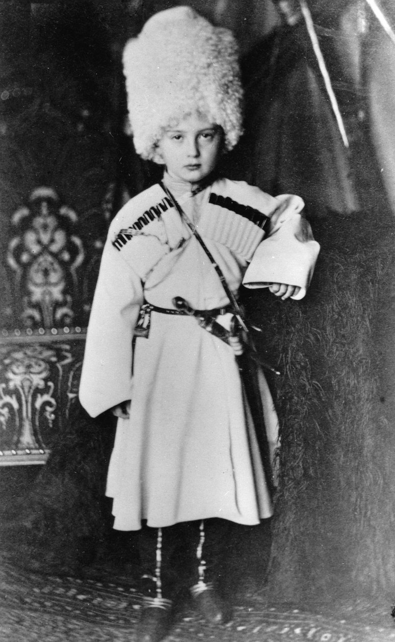 Retrato do Grão-Duque Nicolau Mikhailovich da Rússia de Russian Photographer