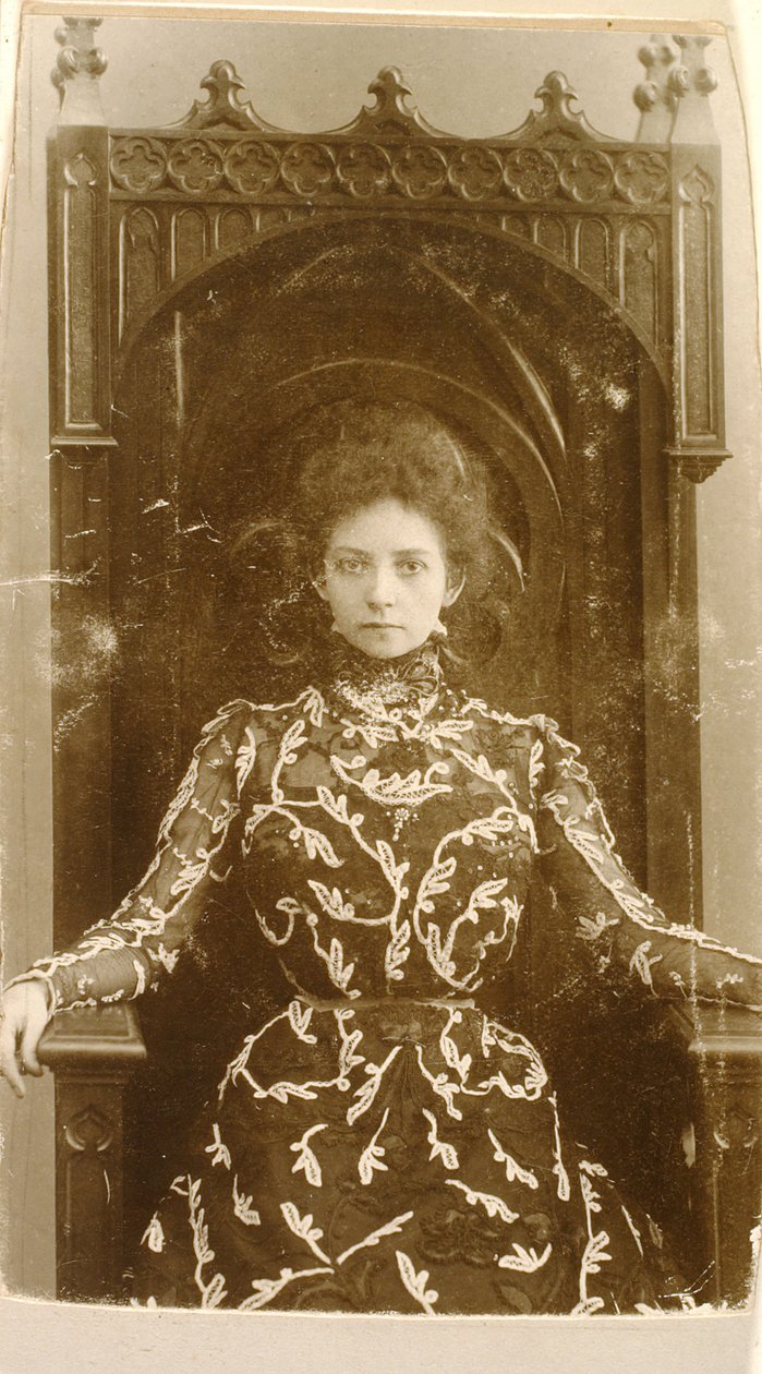 Retrato da atriz Vera Komissarzhevskaya de Russian Photographer