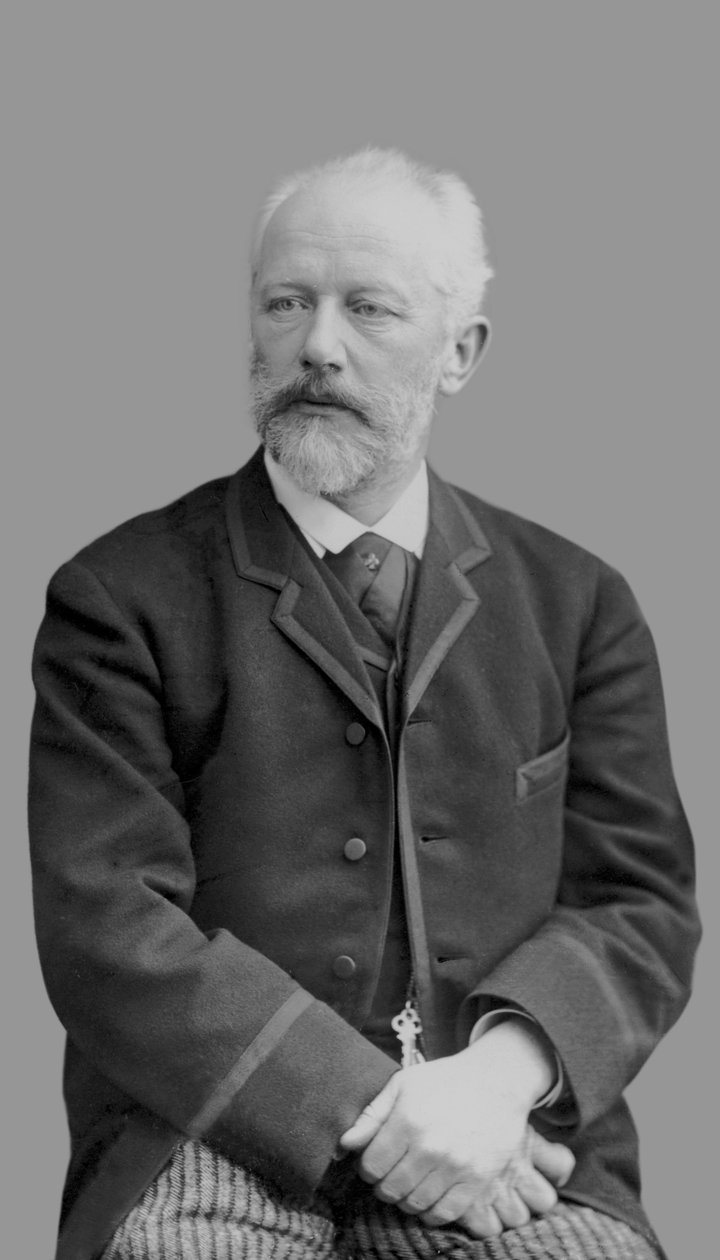 Pyotr Ilyich Tchaikovsky, c.1890 de Russian Photographer