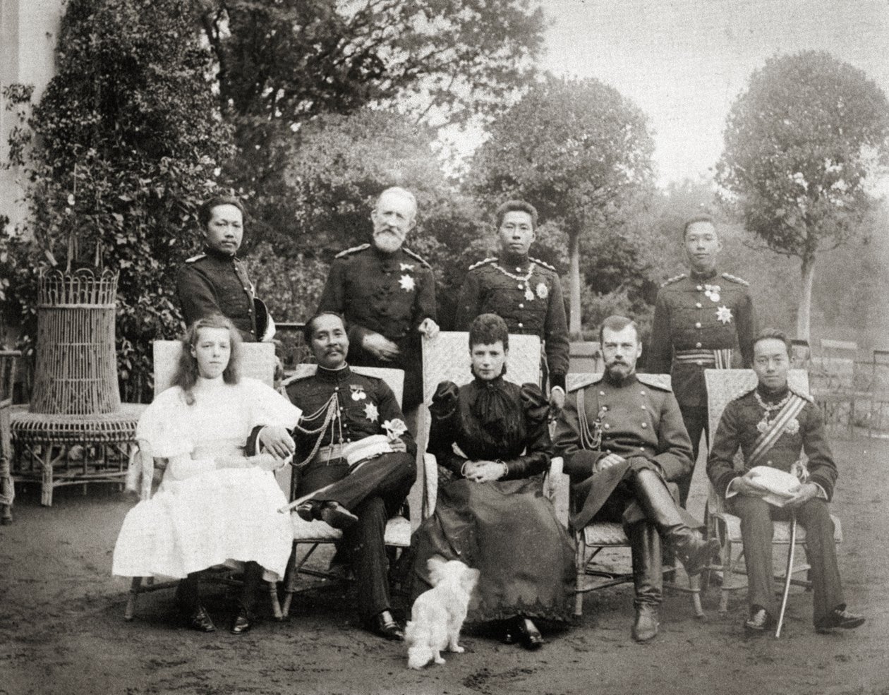 Famílias Reais da Rússia e Sião, 1896 de Russian Photographer