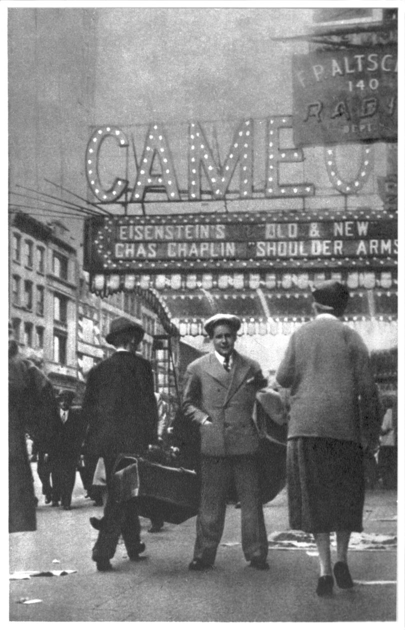 Sergei Eisenstein (1898-1948) em Nova York, 1930, de Serge Eisenstein, Reflexions dun Cineaste, publicado em Moscou, 1958 de Russian Photographer