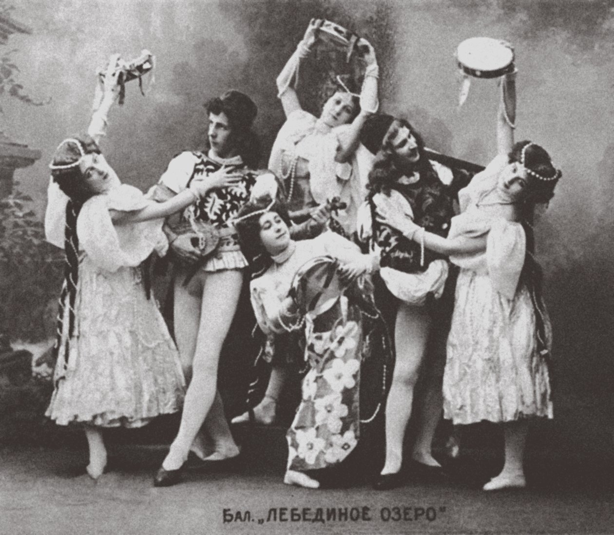 O Lago dos Cisnes, Teatro Mariinsky, 1895 de Russian Photographer