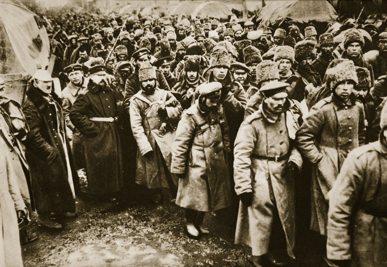 O grão-duque Nicolau perdeu, somente em prisioneiros, 750.000 homens (foto sépia) de Russian Photographer