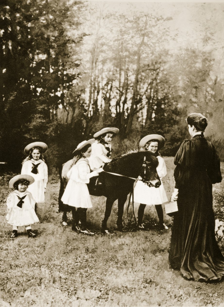 A família real russa (foto sépia) de Russian Photographer