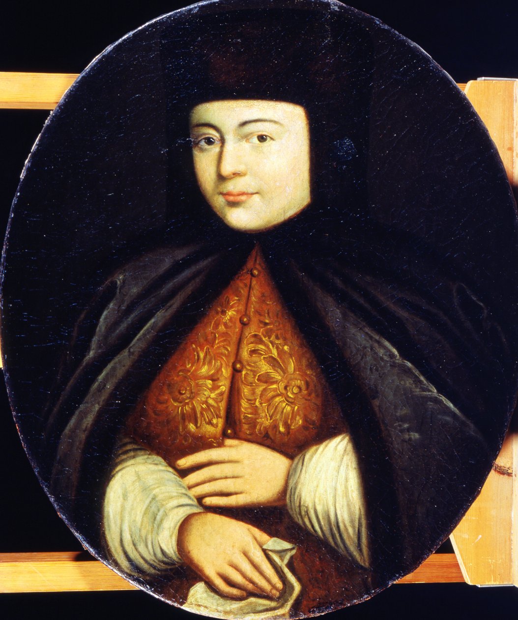 Retrato de Natalia Kirillovna Naryshkina (1651-94) de Russian School