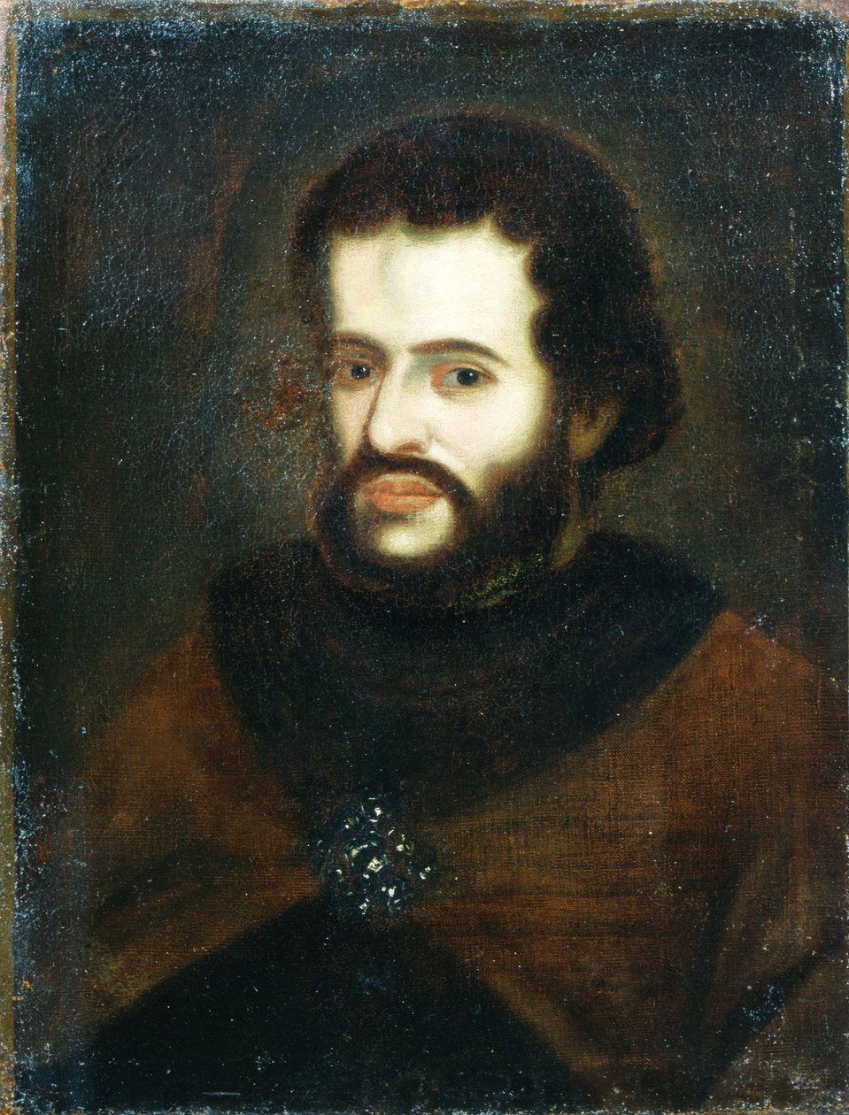 Retrato do czar Ivan o V Alexeyevich (1666-96) de Russian School