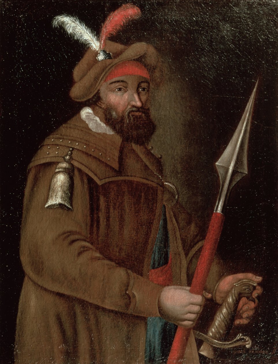 Retrato de Yermak Timofeyevich (d.15845), 1700-50 de Russian School