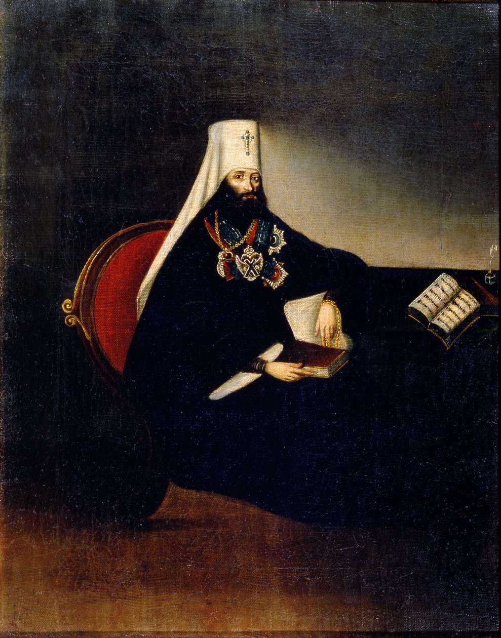Retrato do Philaret Metropolitano (1783-1867) de Russian School