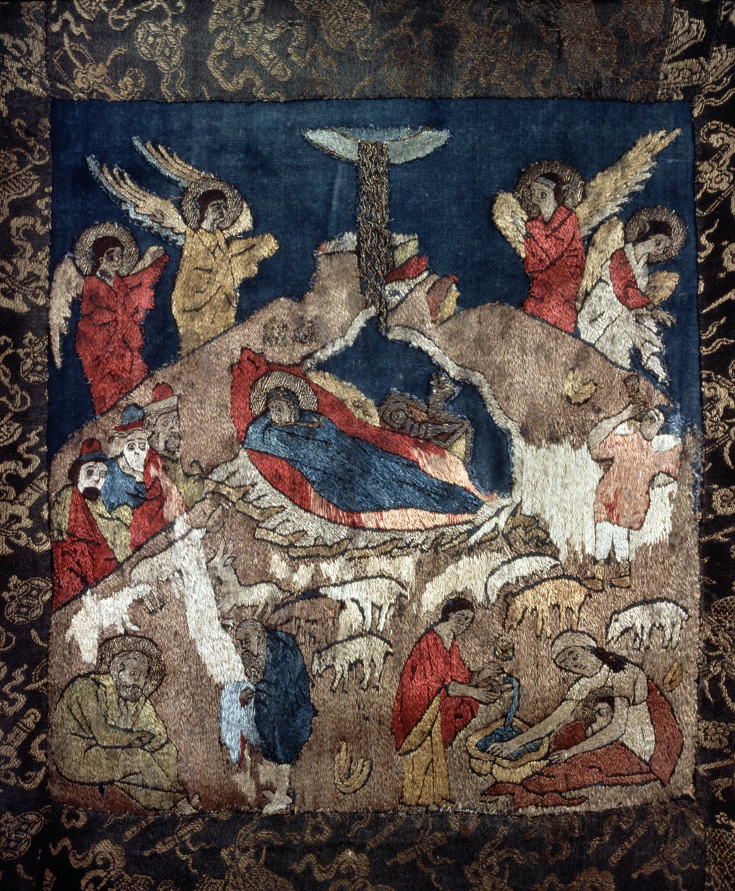 Detalhe de uma mortalha, século XV de Russian Master