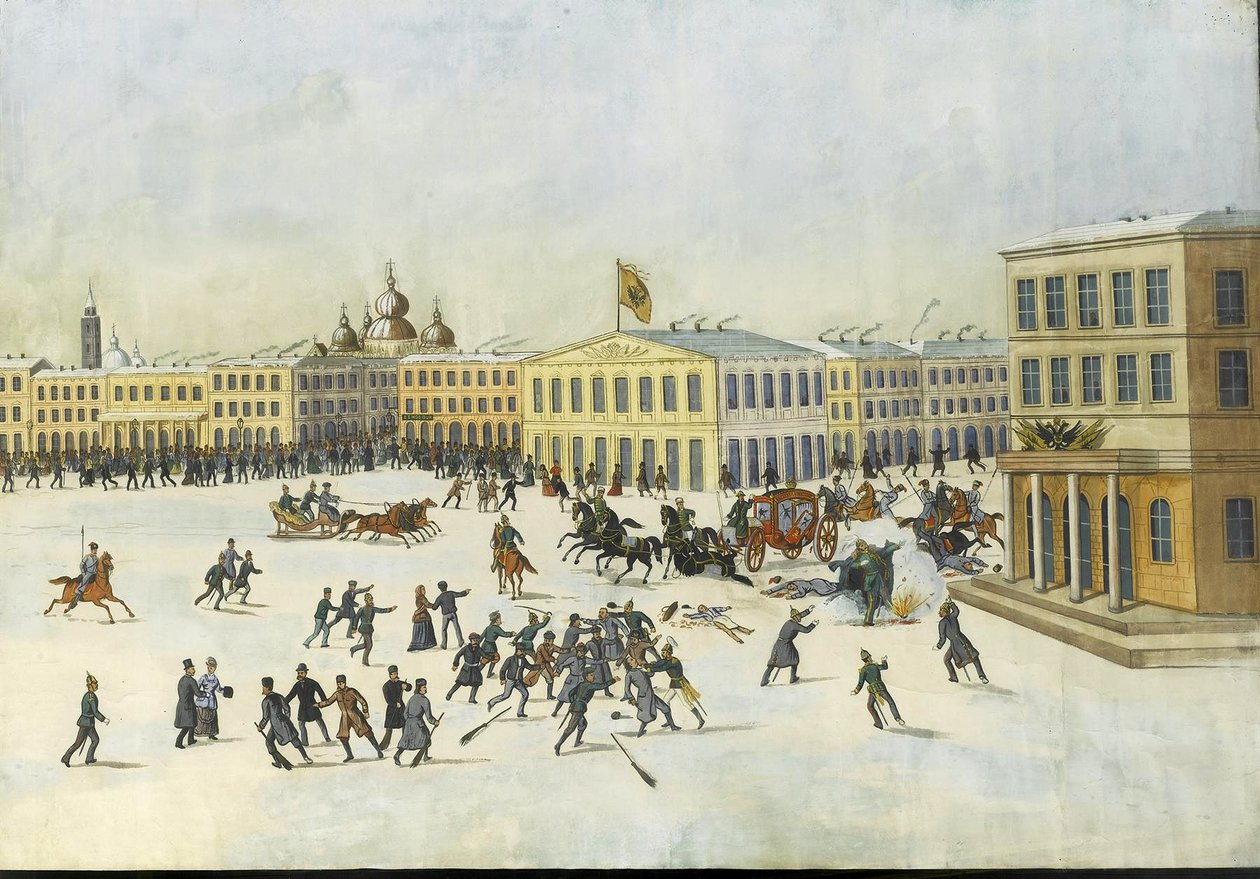 O assassinato de Alexandre II em 13 de março de 1881, 1881-1882 de Russian Master