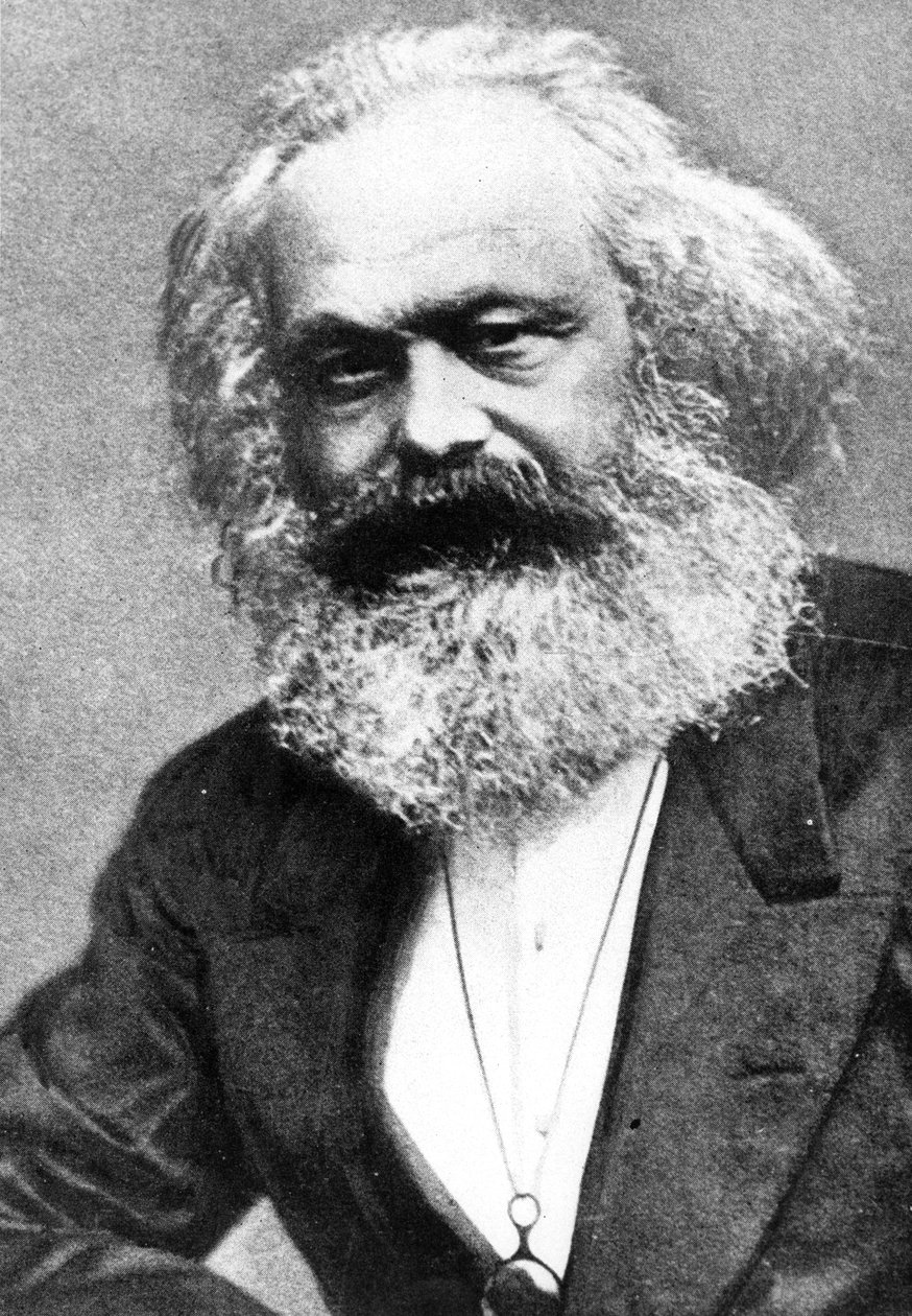 Karl Marx (foto a p/b) de Russian Photographer