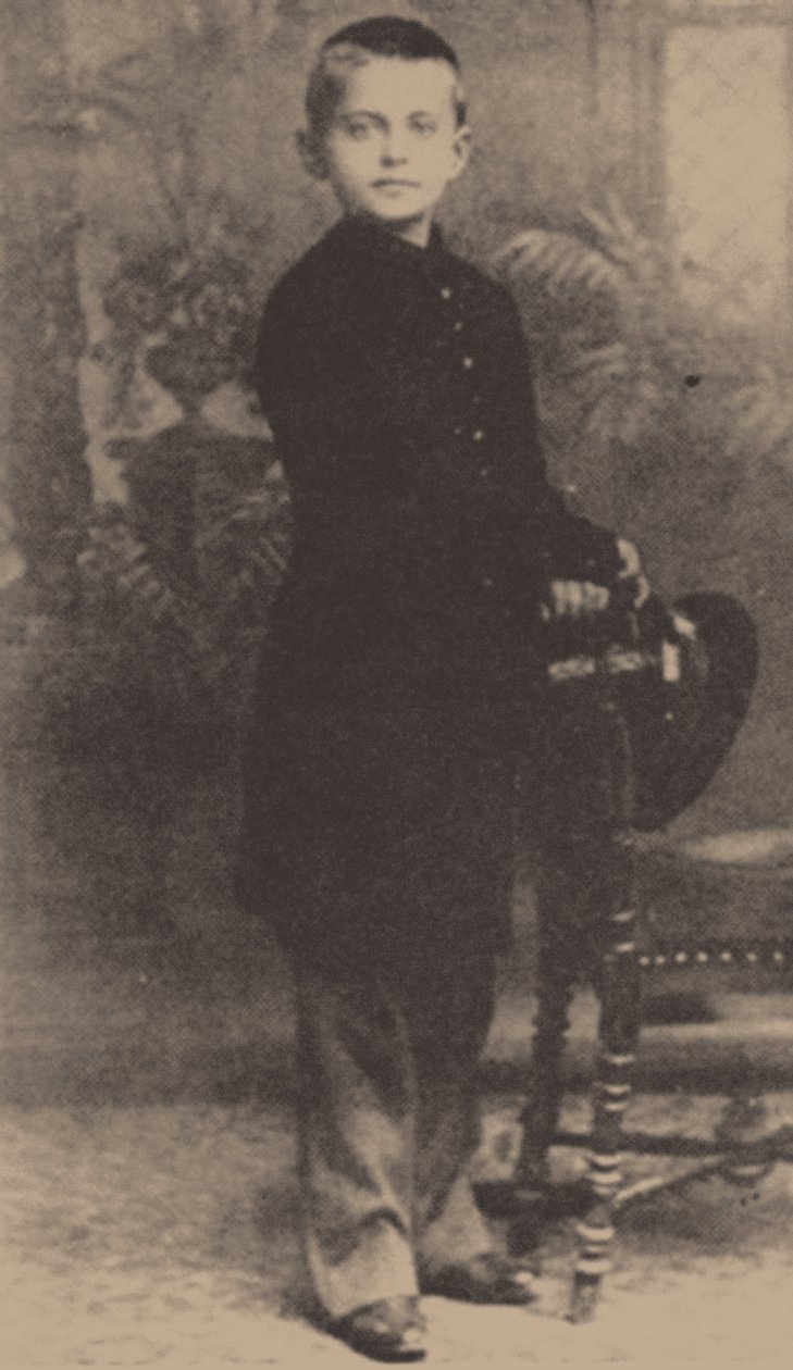 Leon Trotsky, 9 anos de idade, 1888 de Russian Photographer