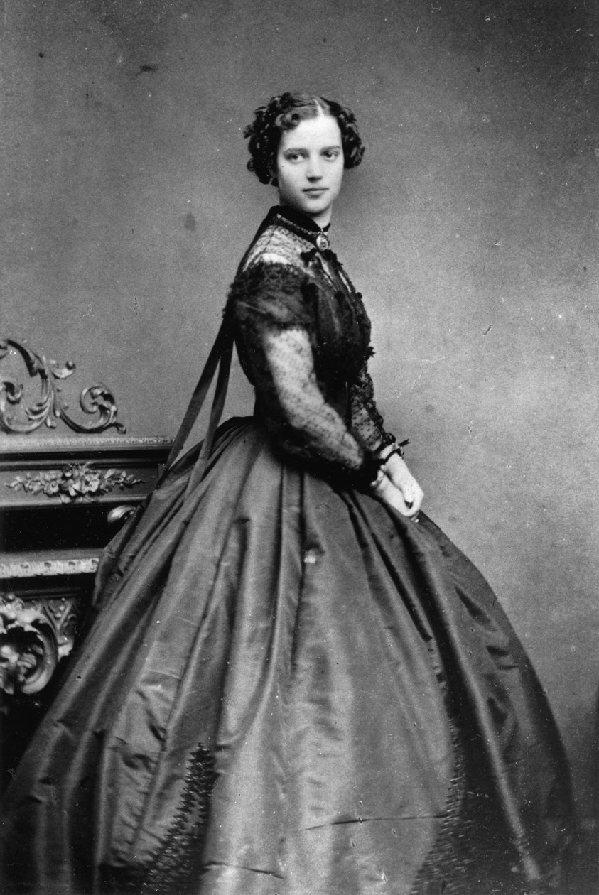 Retrato da Princesa Dagmar da Dinamarca, Maria Fyodorovna da Rússia de Russian Photographer