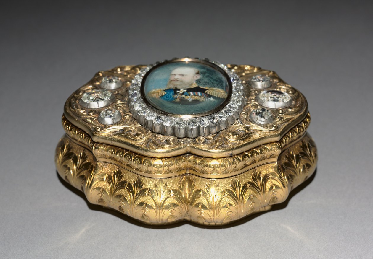 Caixa, fabricada por Goffert, c.1850 de Russian School